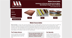 Desktop Screenshot of metalassociates.net